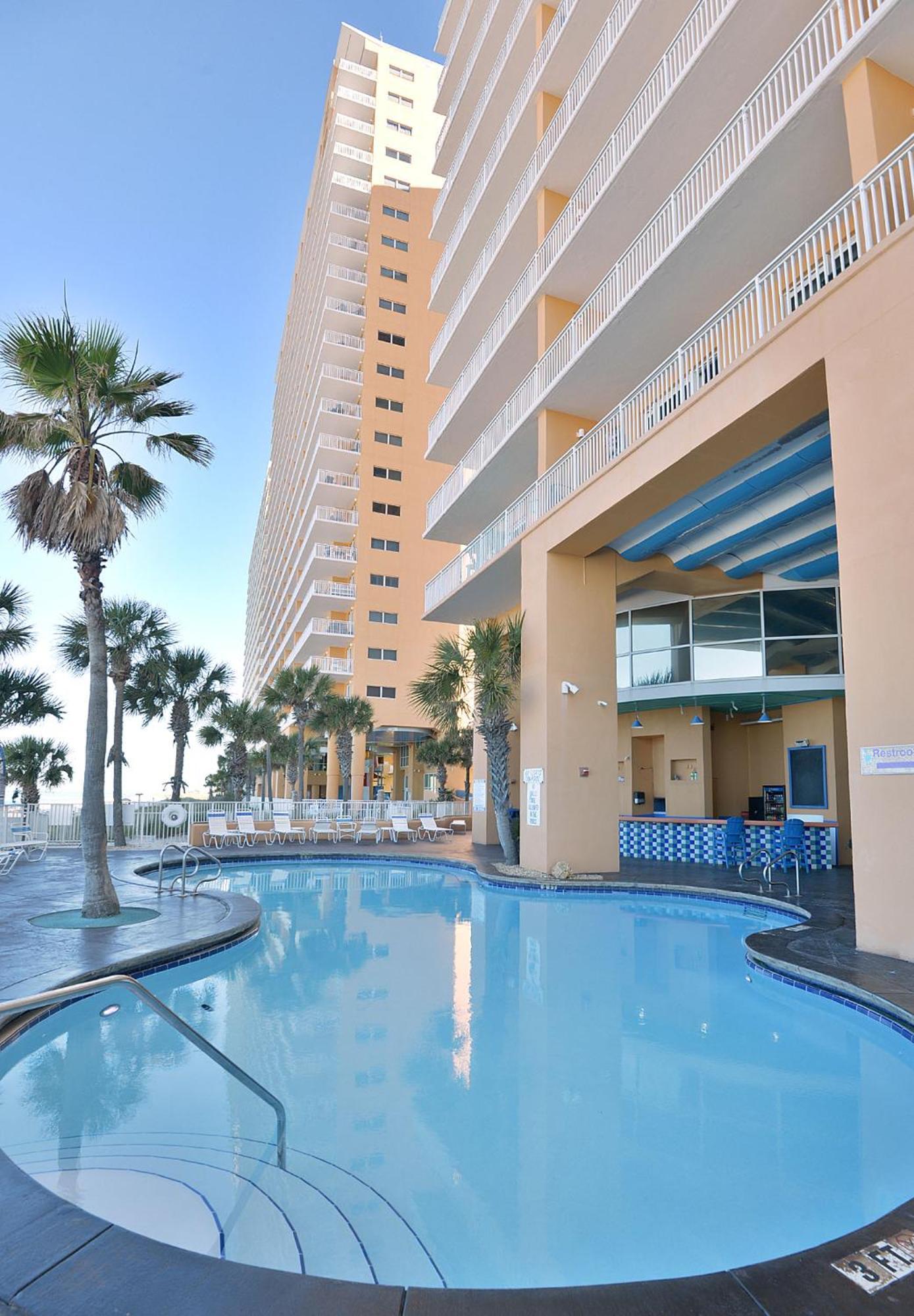Beachfront Oasis At Splash Resort And Condos Panama City Beach Exterior foto